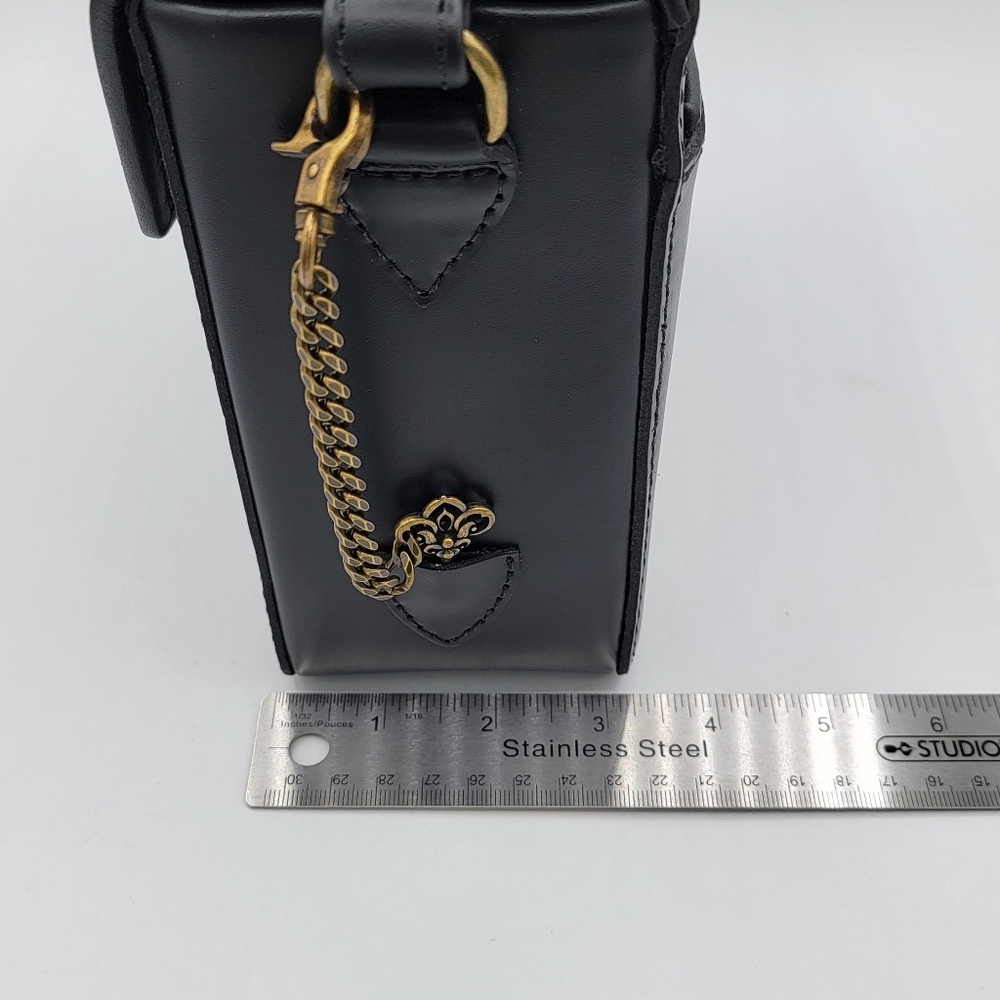 Beara Beara Bernadette Black Leather Handbag NEW #2935 - Picture 8 of 16